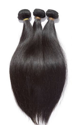Brazilian Natural Straight Bundle Deal w/out closures